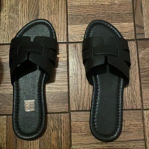 Black sandals
